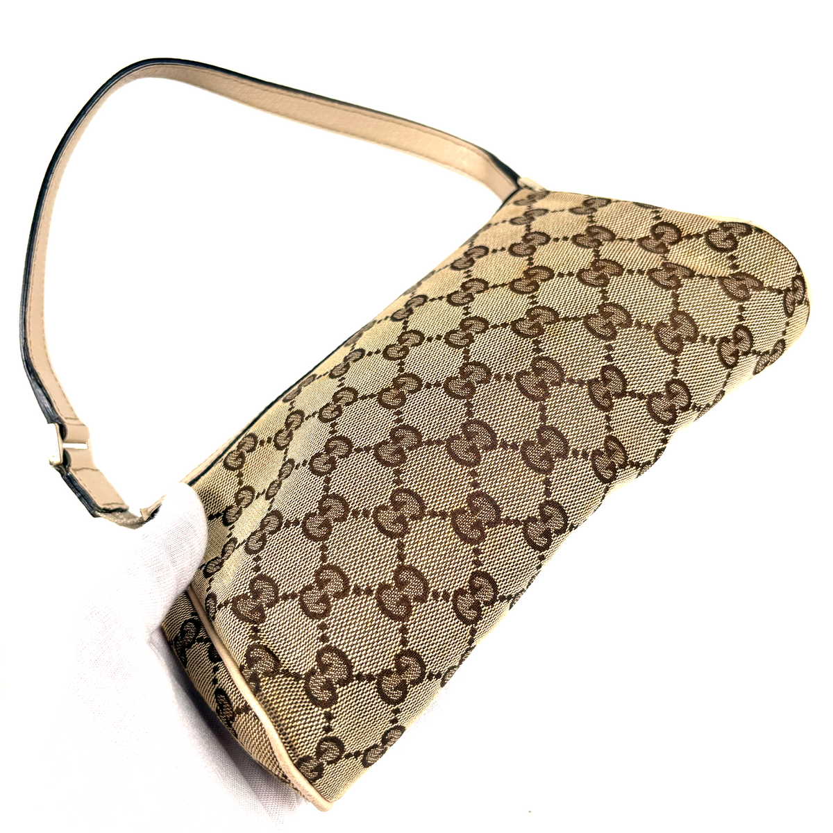 Gucci GG Canvas Abbey D Ring Shoulder Bag