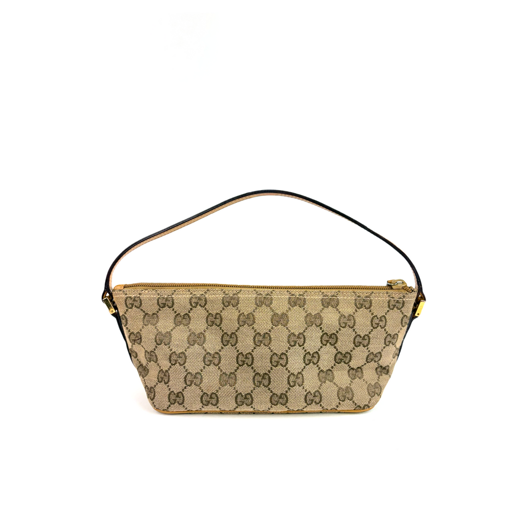 Gucci GG Beige Monogram Boat Bag