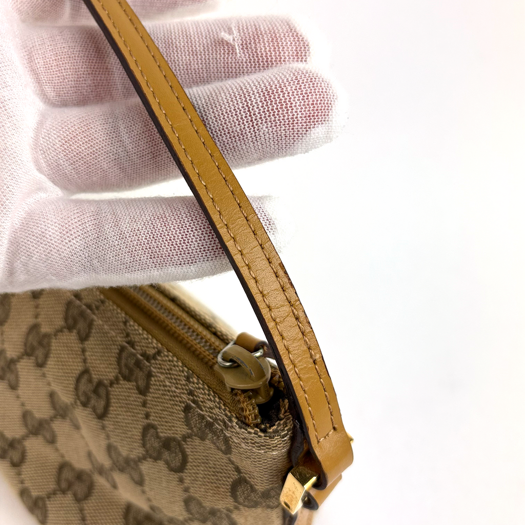 Gucci GG Beige Monogram Boat Bag
