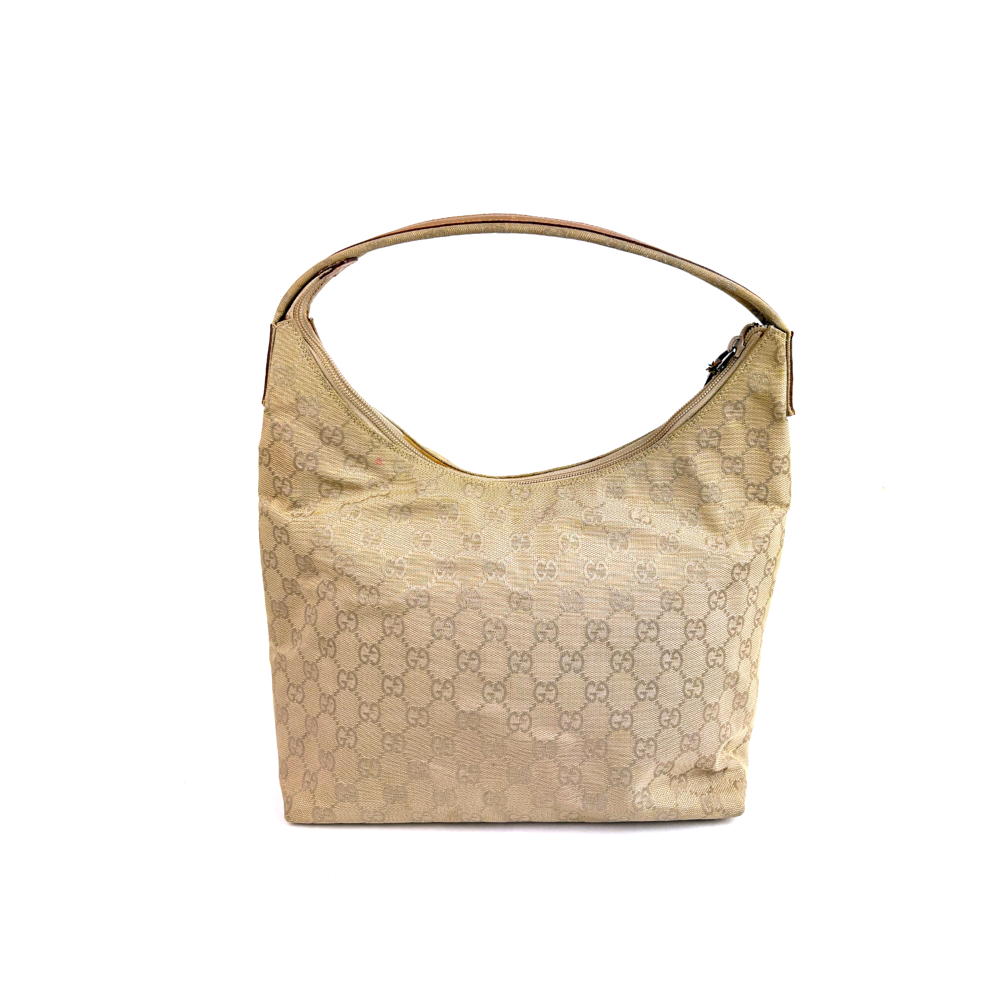 Gucci GG Monogram Double Pocket Hobo Shoulder Bag