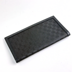 Gucci GG Shima Pattern Black Long Wallet