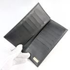 Gucci GG Shima Pattern Black Long Wallet