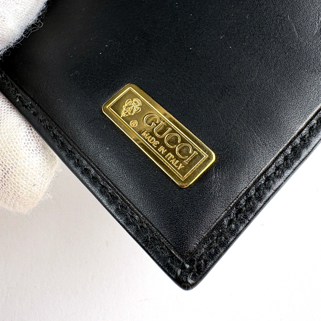 Gucci GG Shima Pattern Black Long Wallet