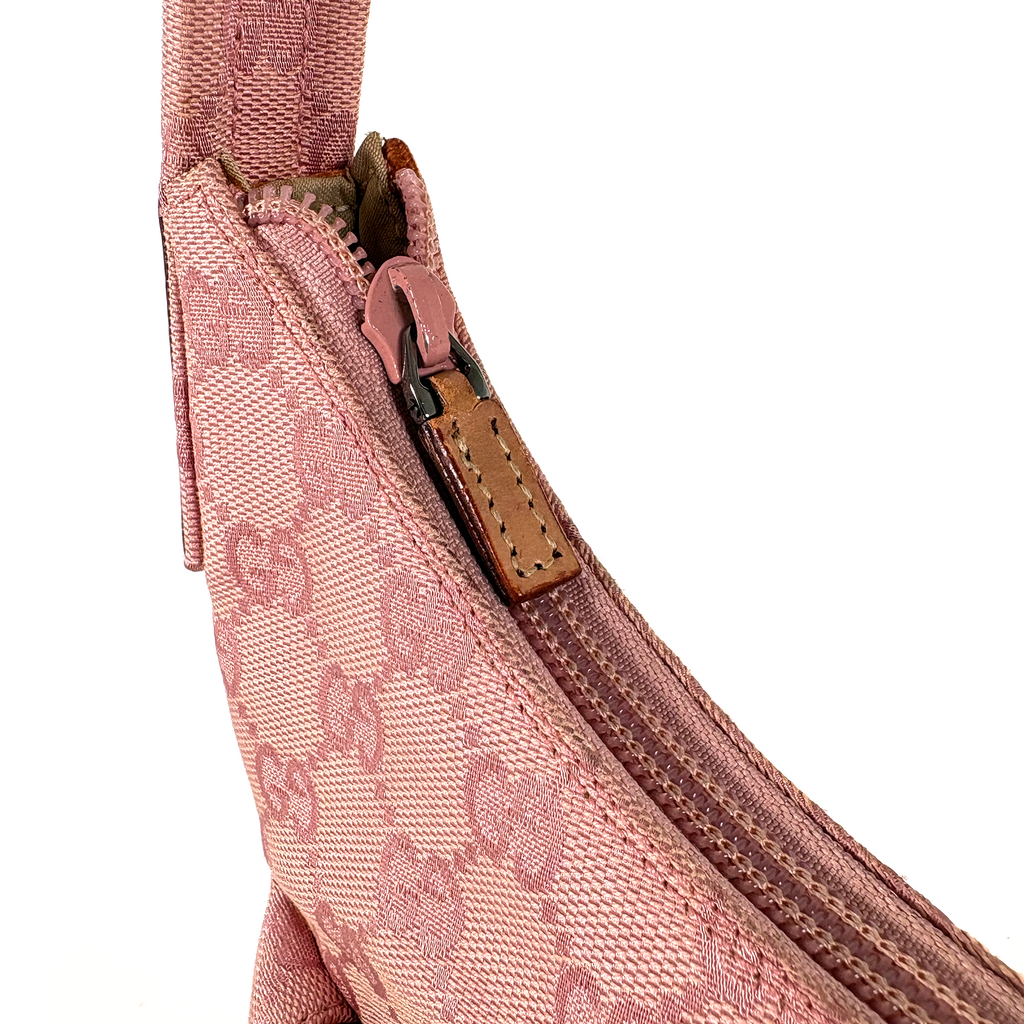 Gucci GG Canvas Shoulder Bag Pink