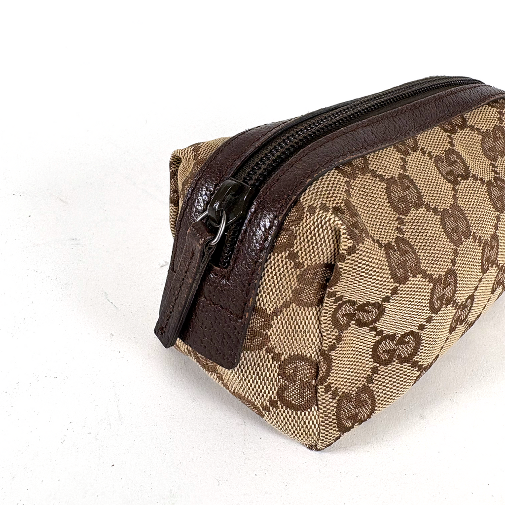 Gucci GG Cosmetic Pouch Brown