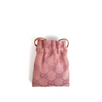 Gucci GG Canvas Pink Mini Drawstring