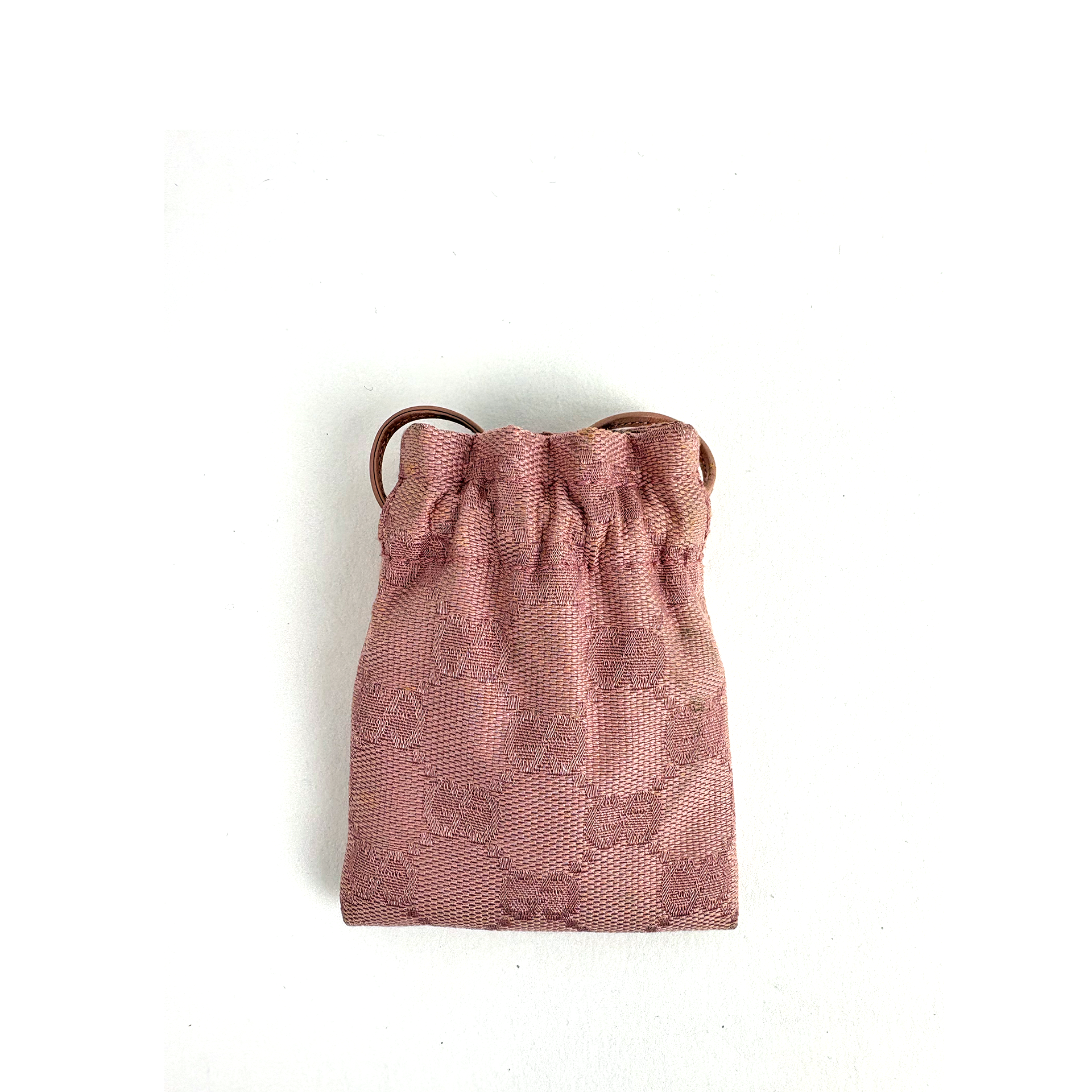 Gucci GG Canvas Pink Mini Drawstring