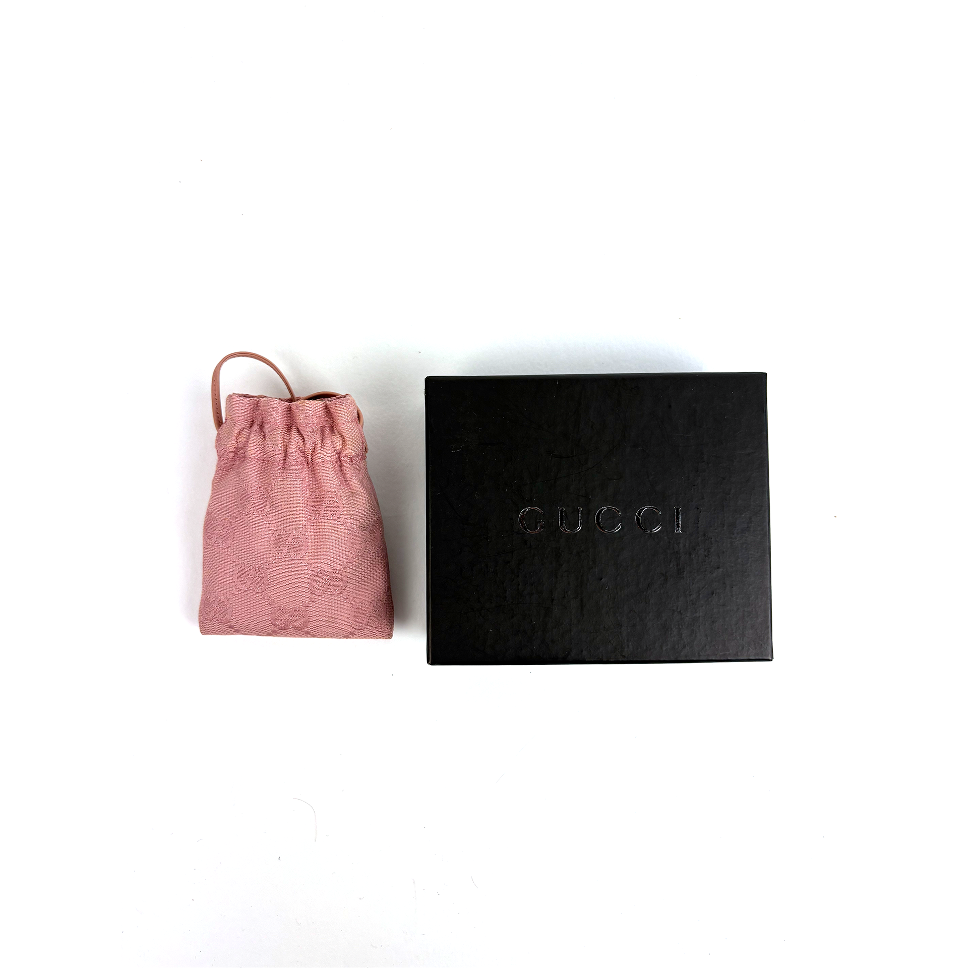 Gucci GG Canvas Pink Mini Drawstring