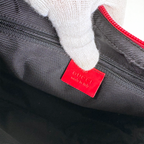 Gucci GG Canvas Shoulder Bag Red