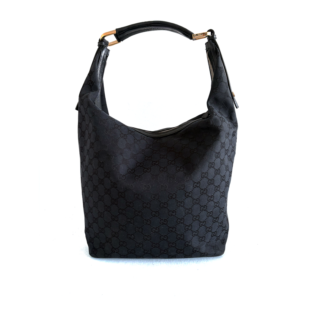 Gucci GG Hobo Clasp Black