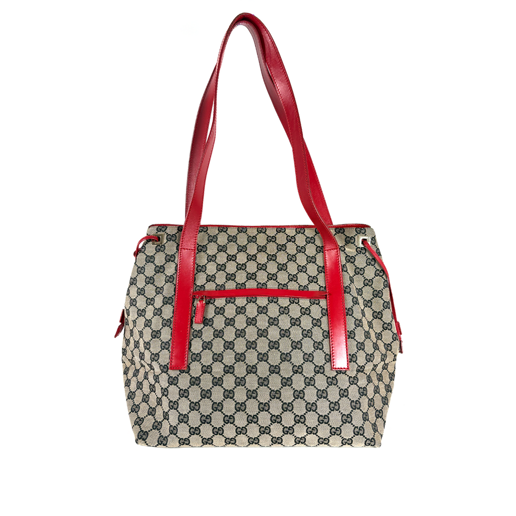 Gucci GG Hobo Tote Bag Red