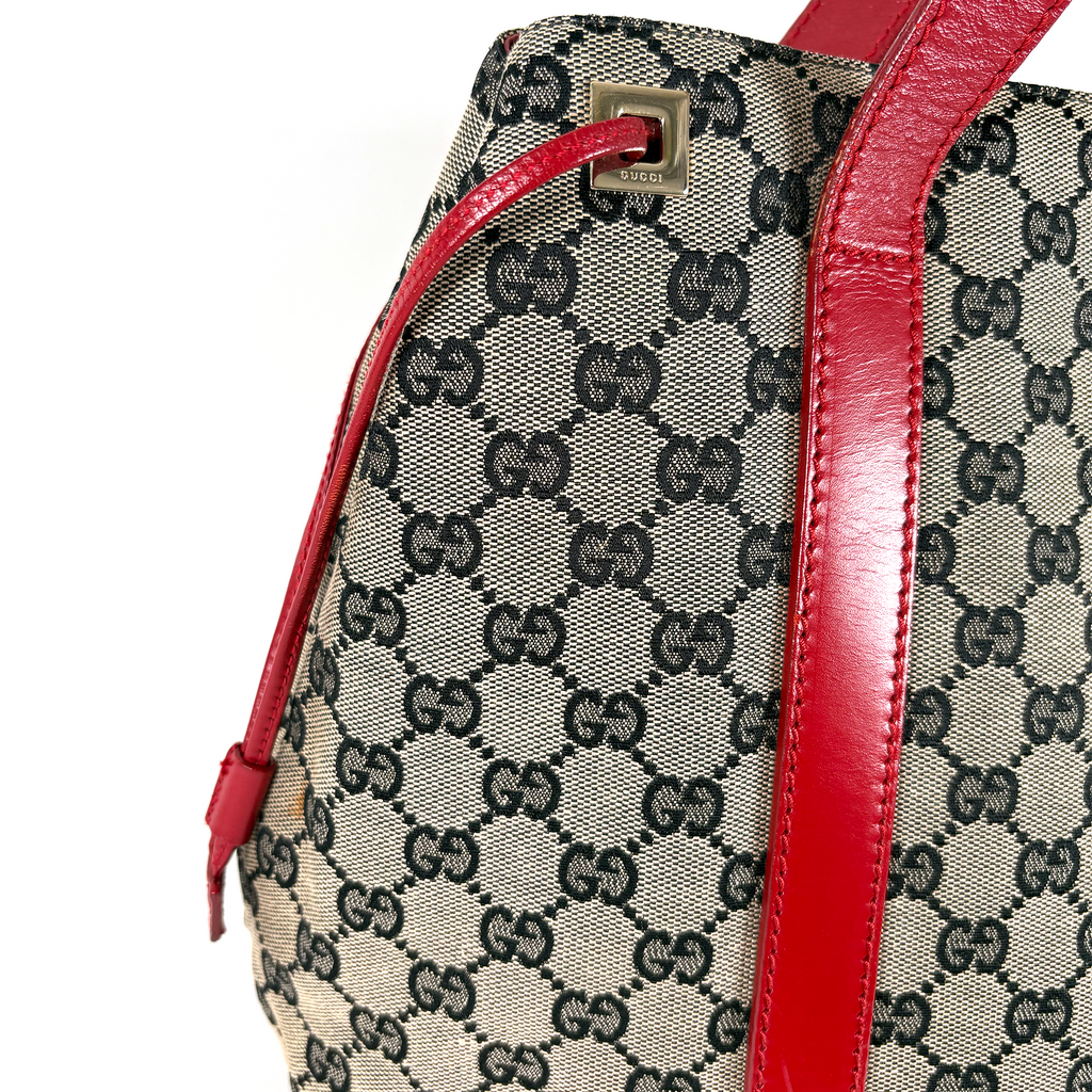 Gucci GG Hobo Tote Bag Red