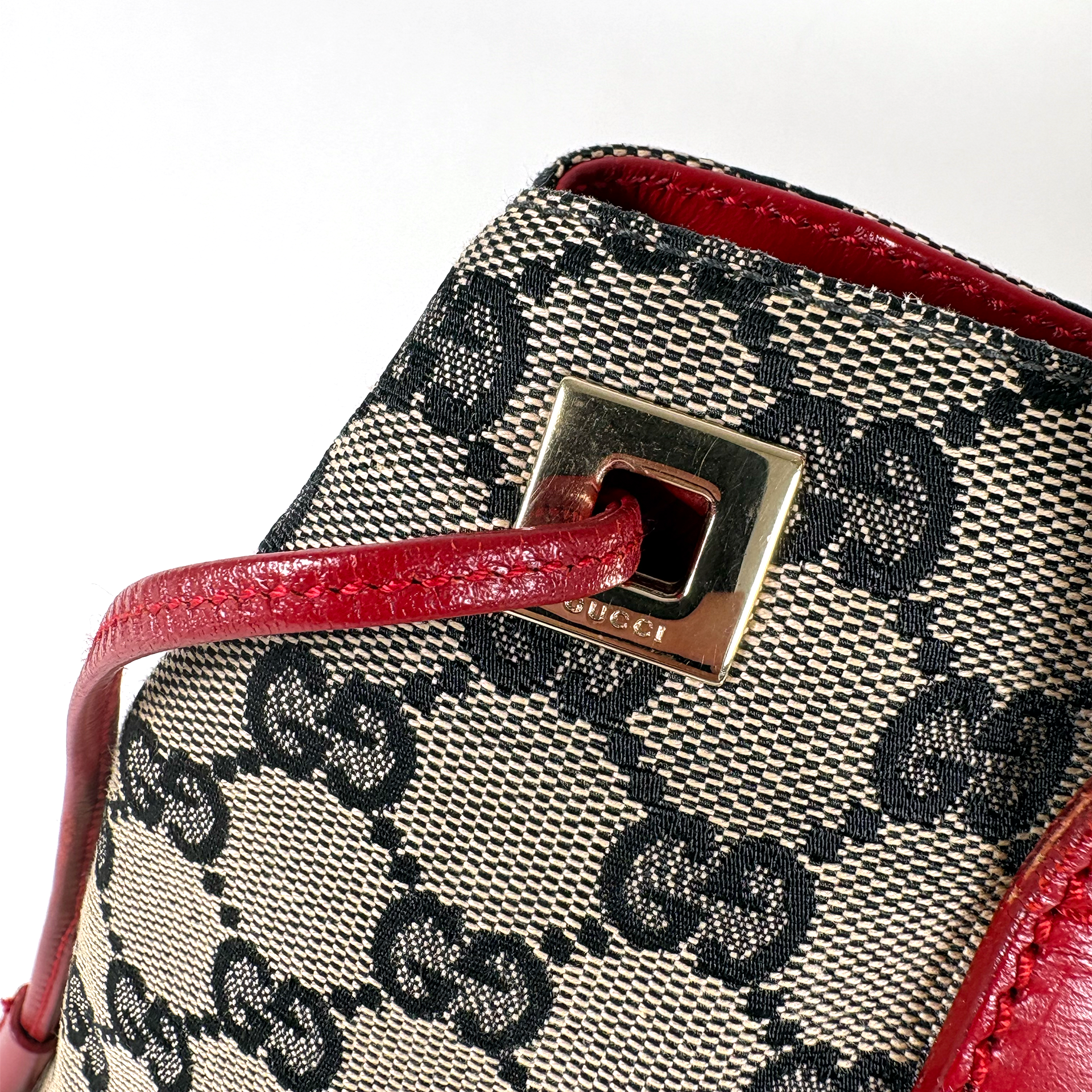 Gucci GG Hobo Tote Bag Red