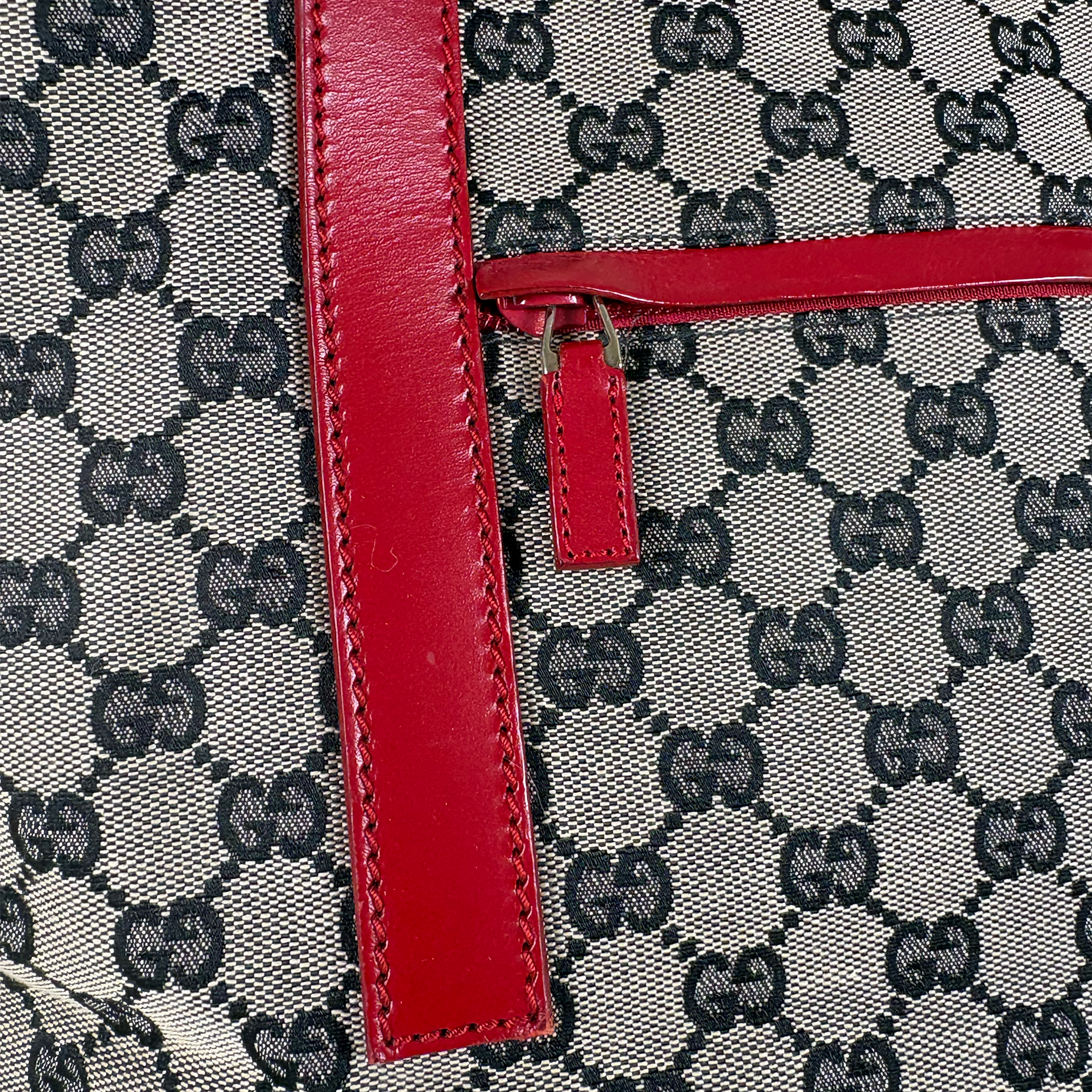 Gucci GG Hobo Tote Bag Red