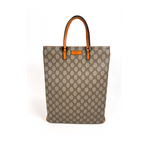 Gucci GG PVC Tall Tote Bag Orange