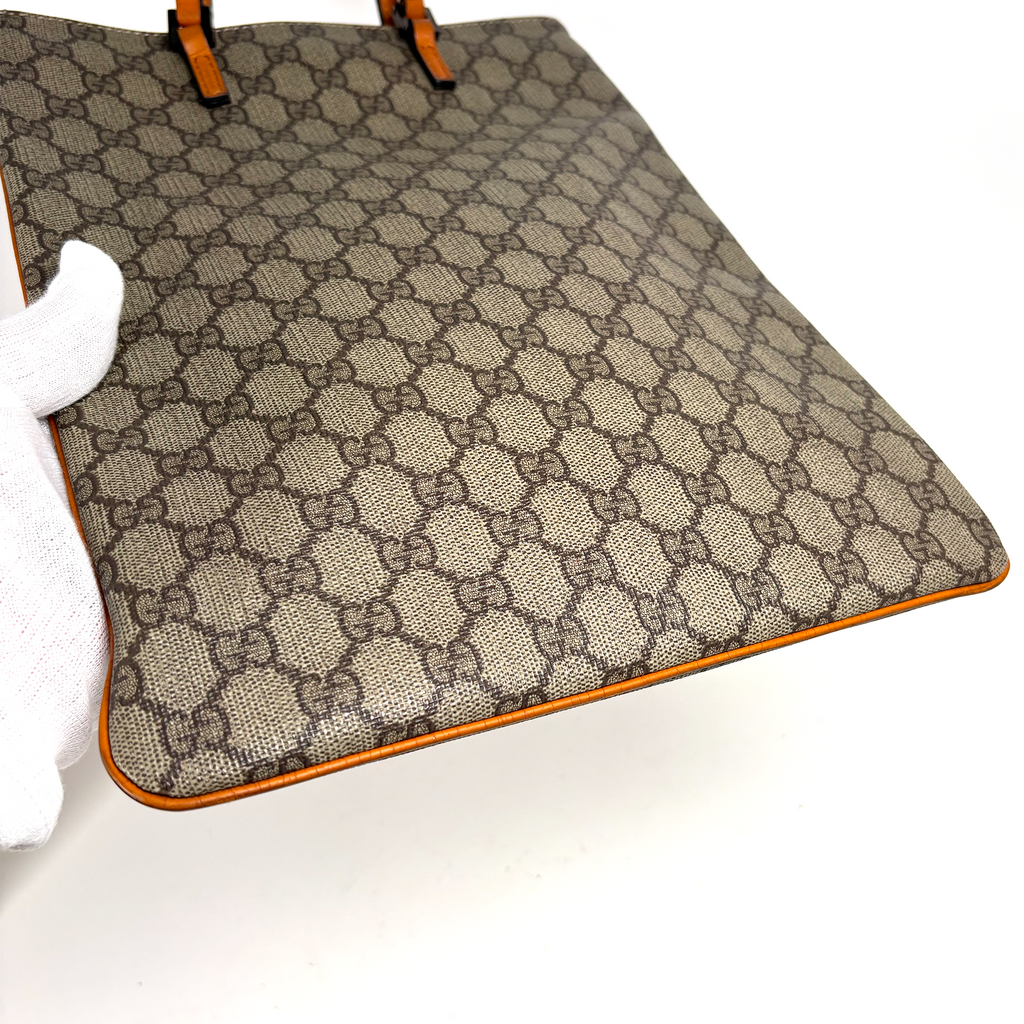Gucci GG PVC Tall Tote Bag Orange