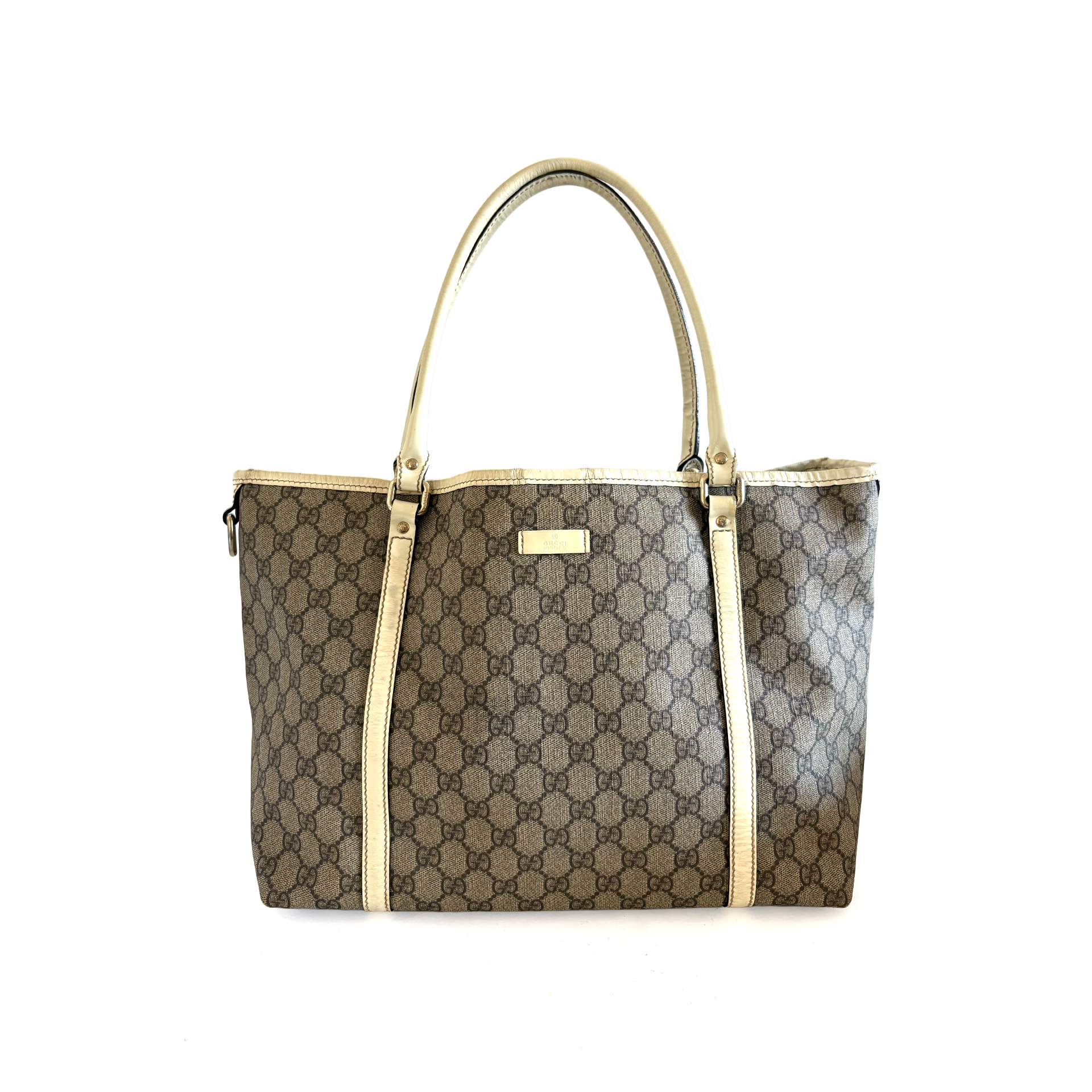 Gucci PVC Tote Bag White