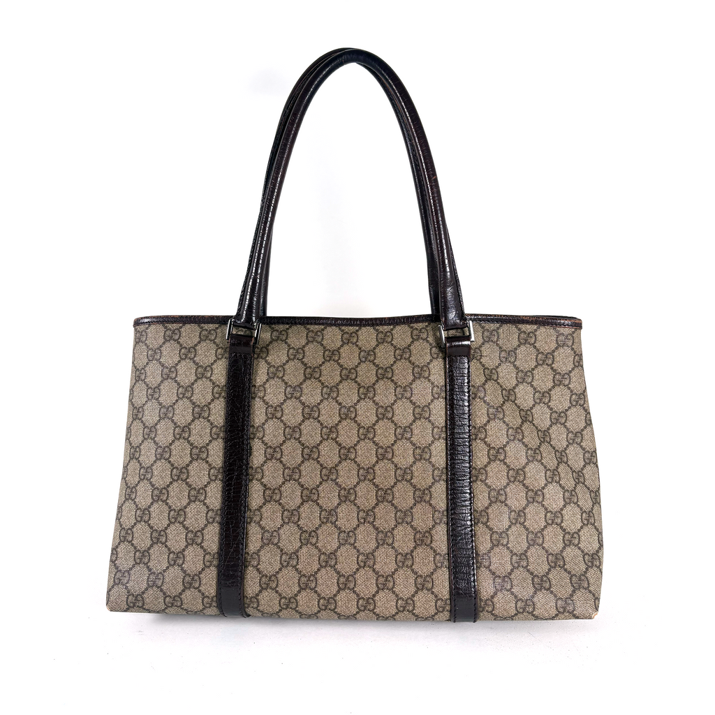 Gucci PVC Tote Bag Brown
