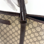 Gucci PVC Tote Bag Brown
