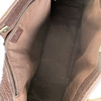 Gucci PVC Tote Bag Brown
