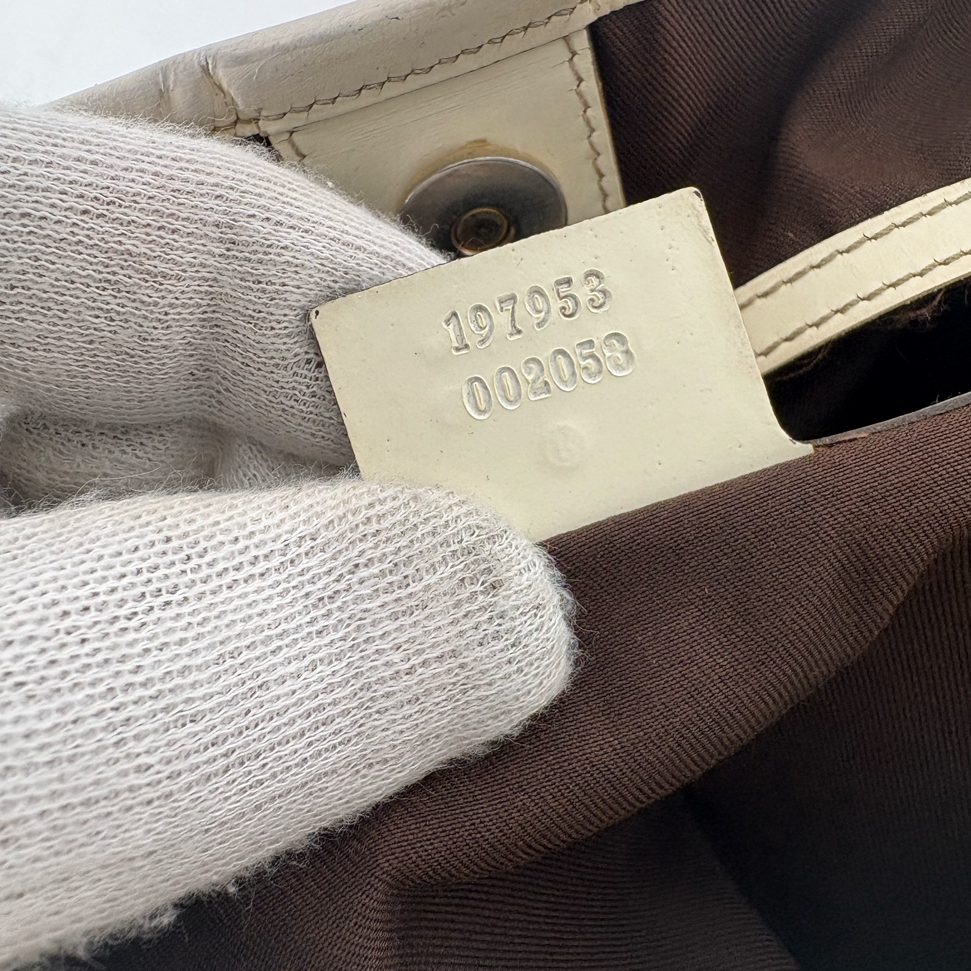 Gucci PVC Tote Bag Large Ivory White