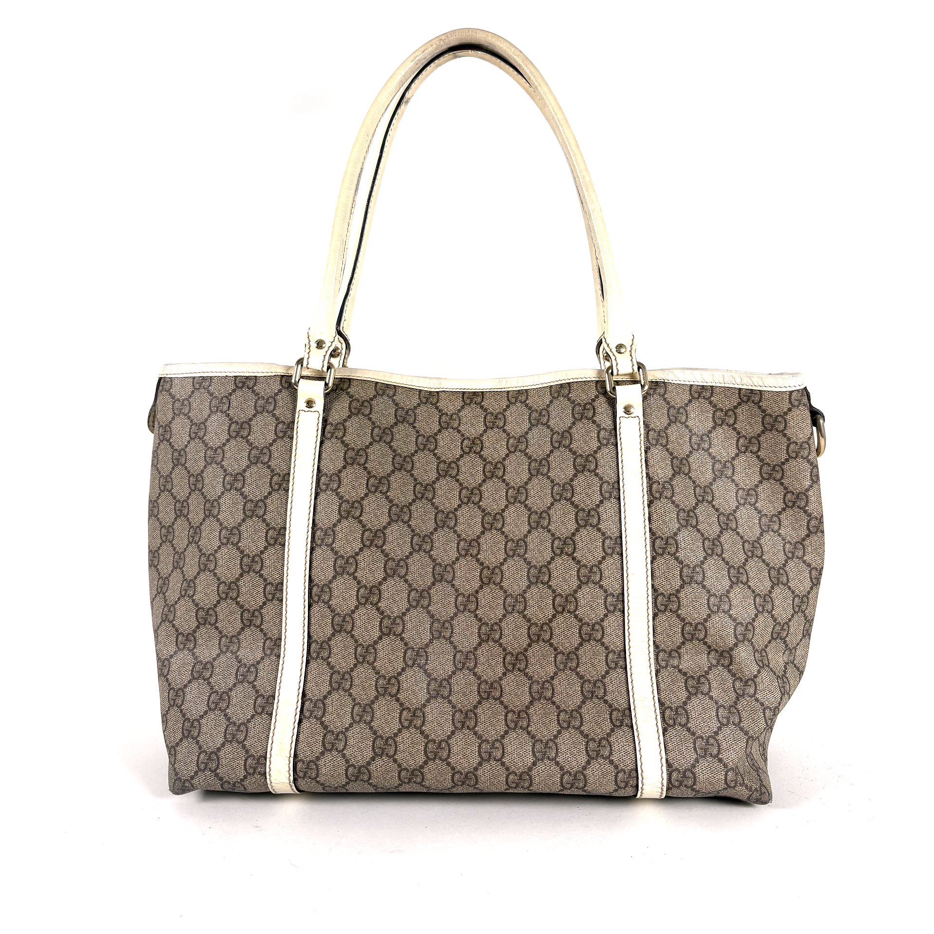 Gucci PVC Tote Bag Large Ivory White