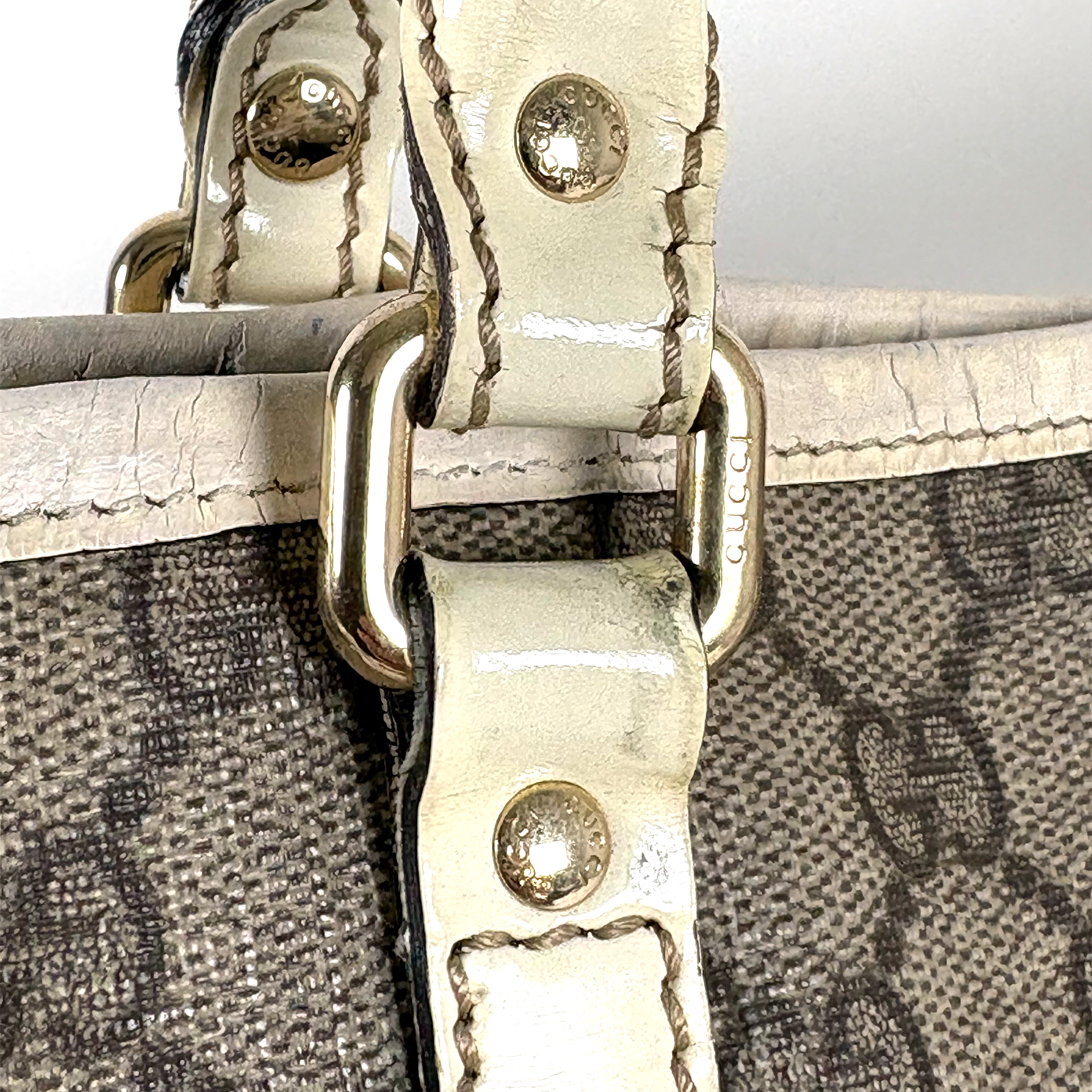 Gucci PVC Tote Bag Large Ivory White