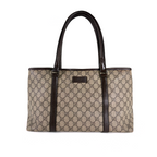 Gucci PVC Tote Bag Brown