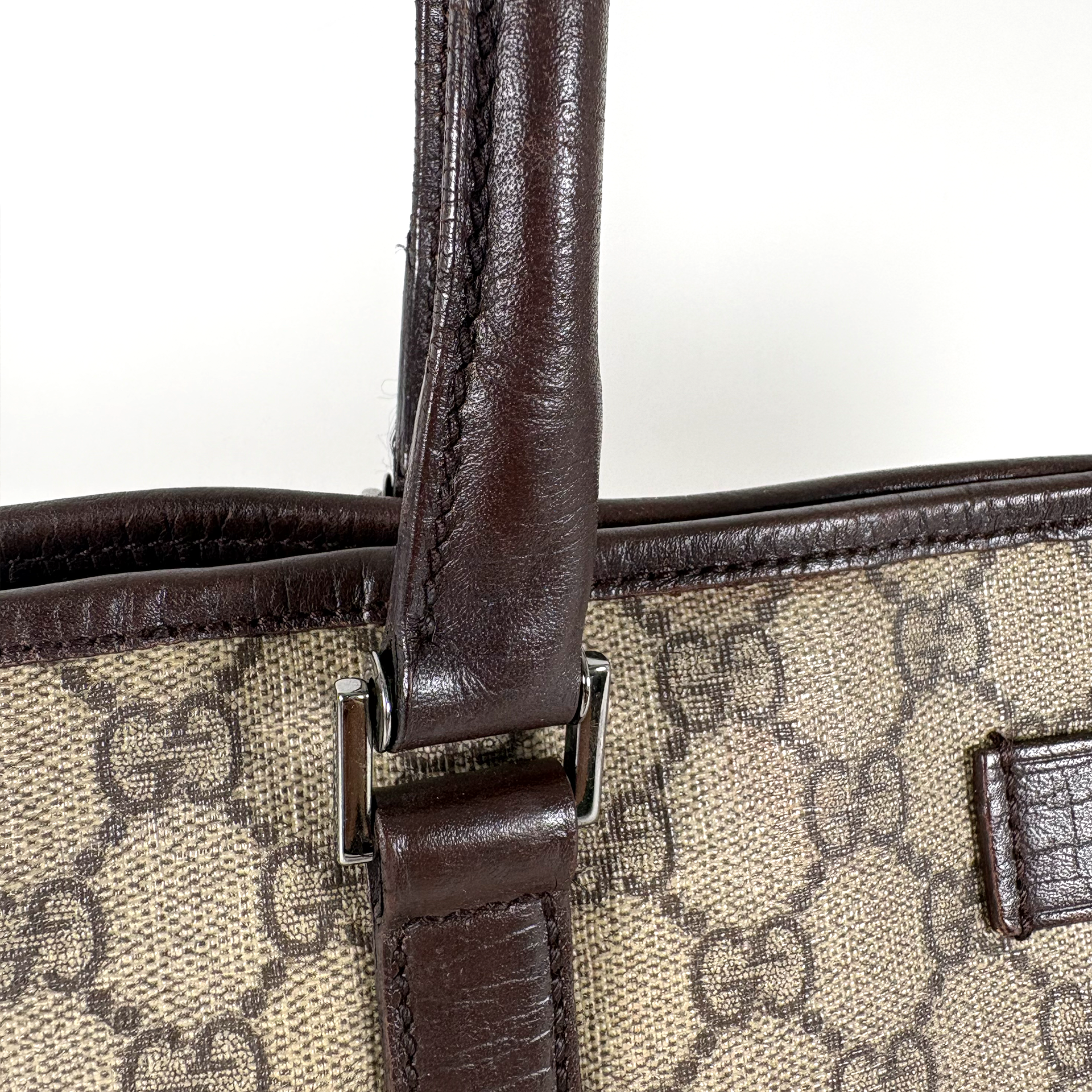 Gucci PVC Tote Bag Brown