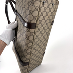 Gucci PVC Tote Bag Brown