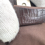 Gucci PVC Tote Bag Brown