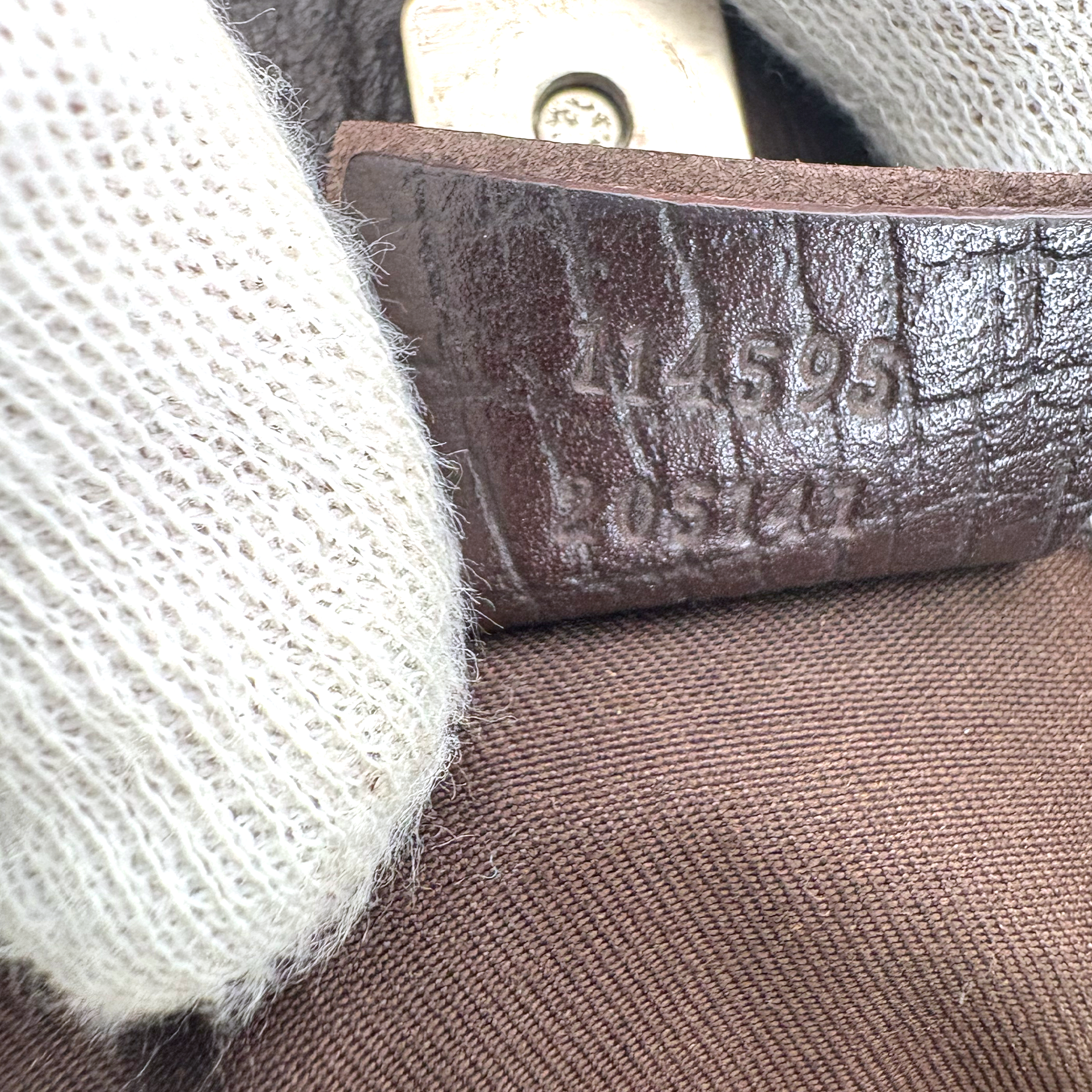 Gucci PVC Tote Bag Brown