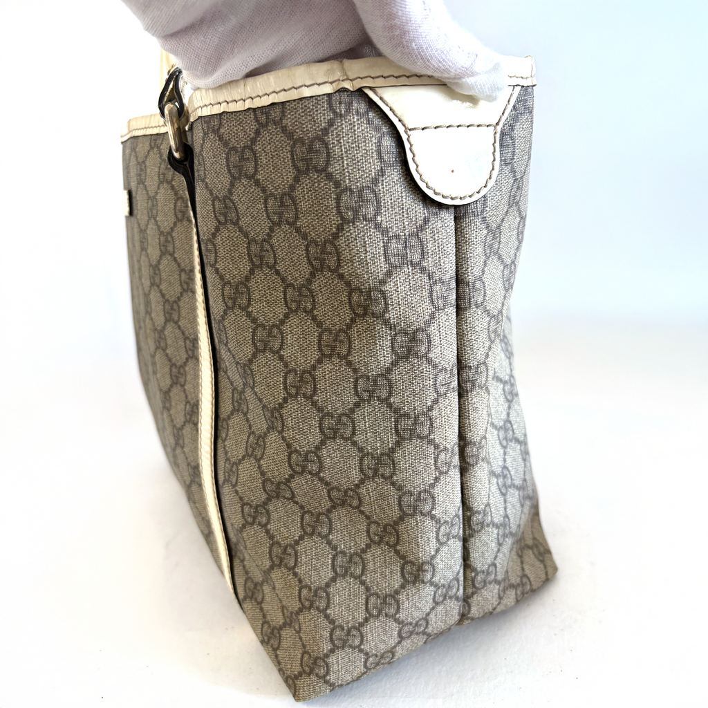Gucci PVC Tote Bag White