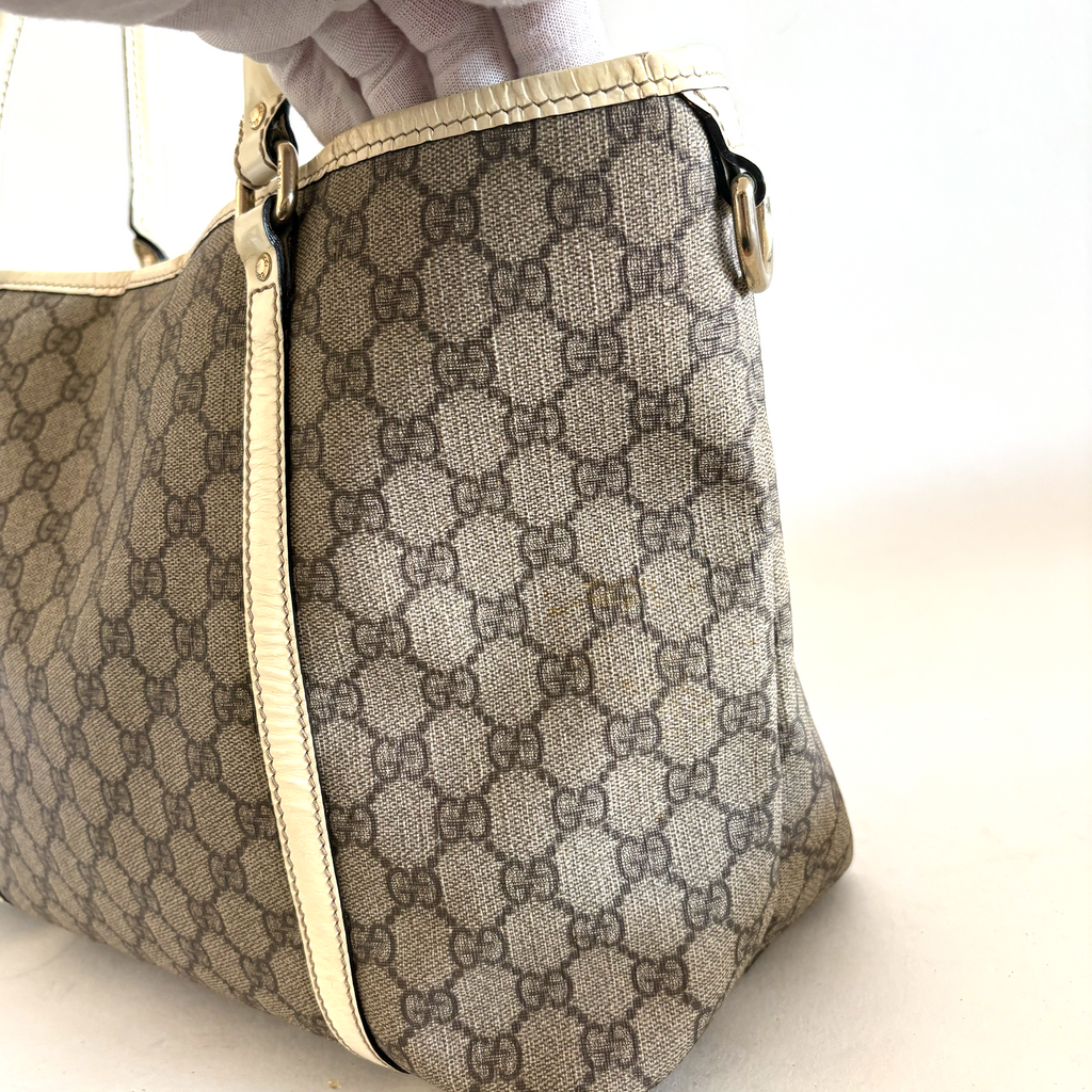 Gucci PVC Tote Bag White
