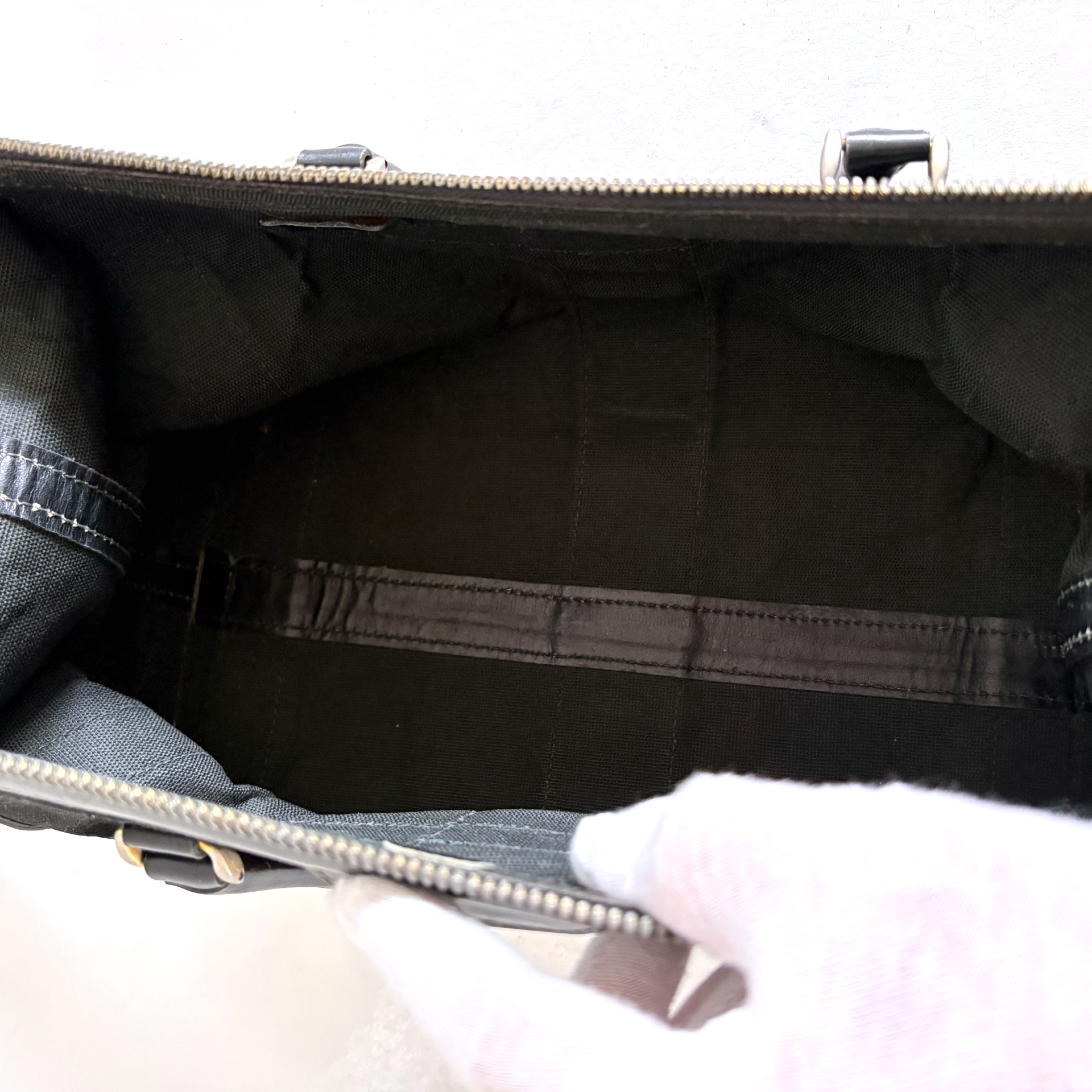 Gucci Sherry Line Boston Bag in GG canvas