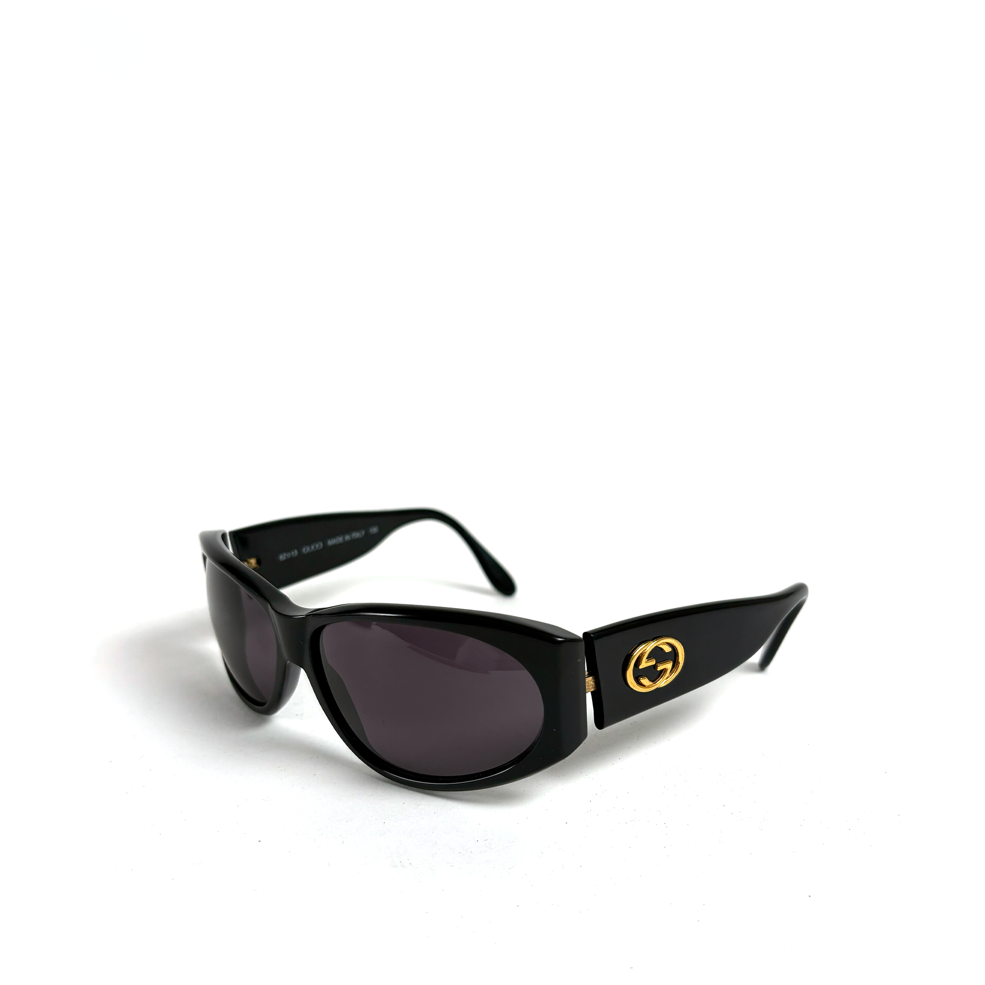 Gucci Interlocking GG Oval Sunglasses Black