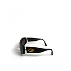 Gucci Interlocking GG Oval Sunglasses Black