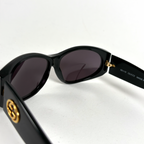 Gucci Interlocking GG Oval Sunglasses Black