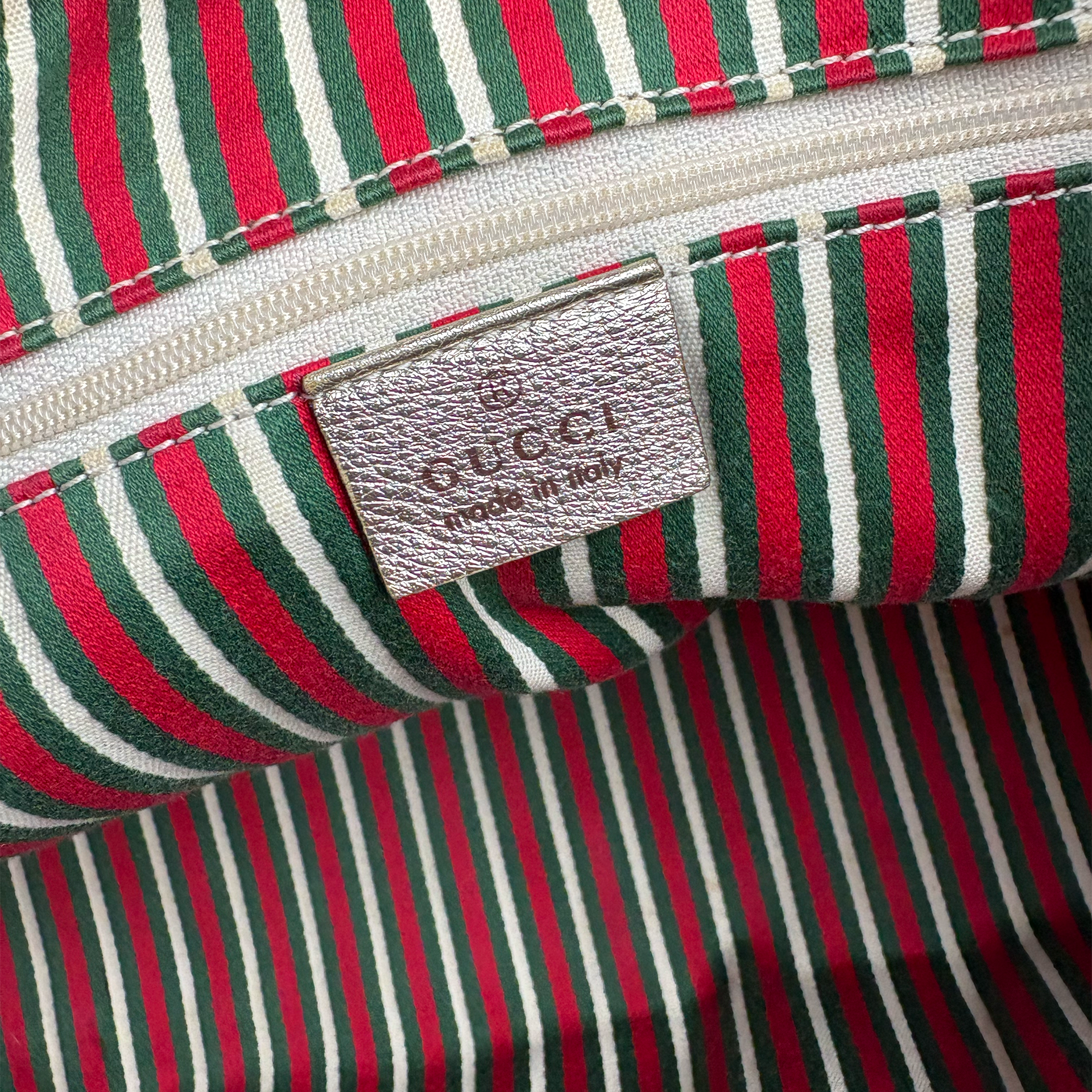 Gucci GG Canvas Abbey Tote bag silver