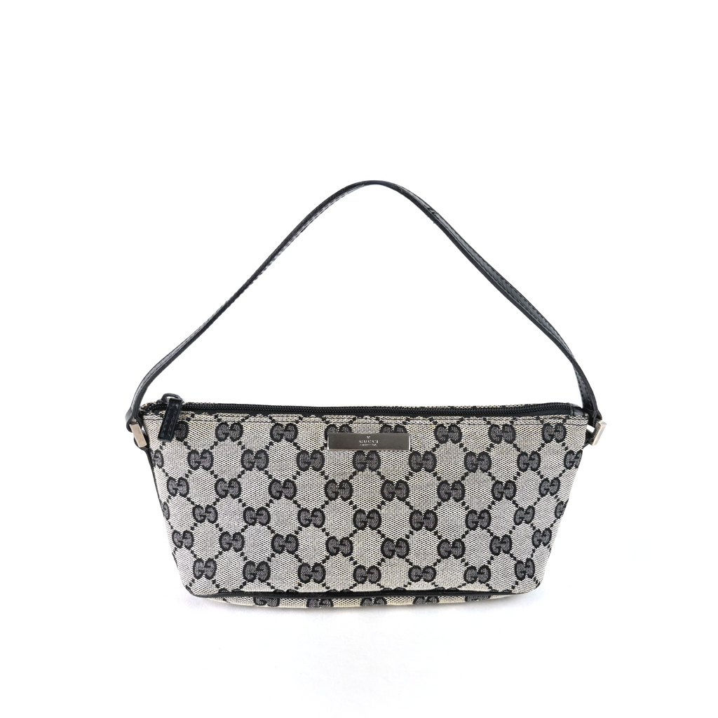 Gucci Boat Bag Beige Black