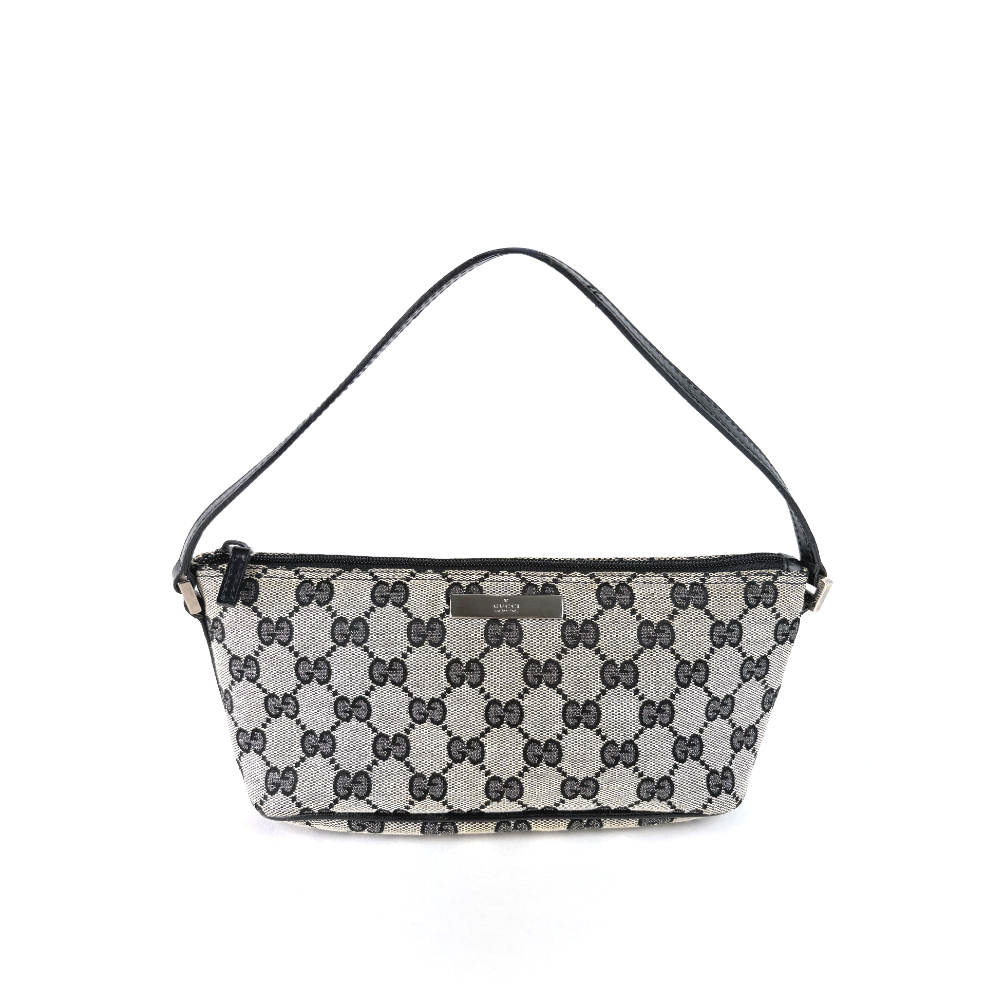 Gucci Boat Bag Beige Black