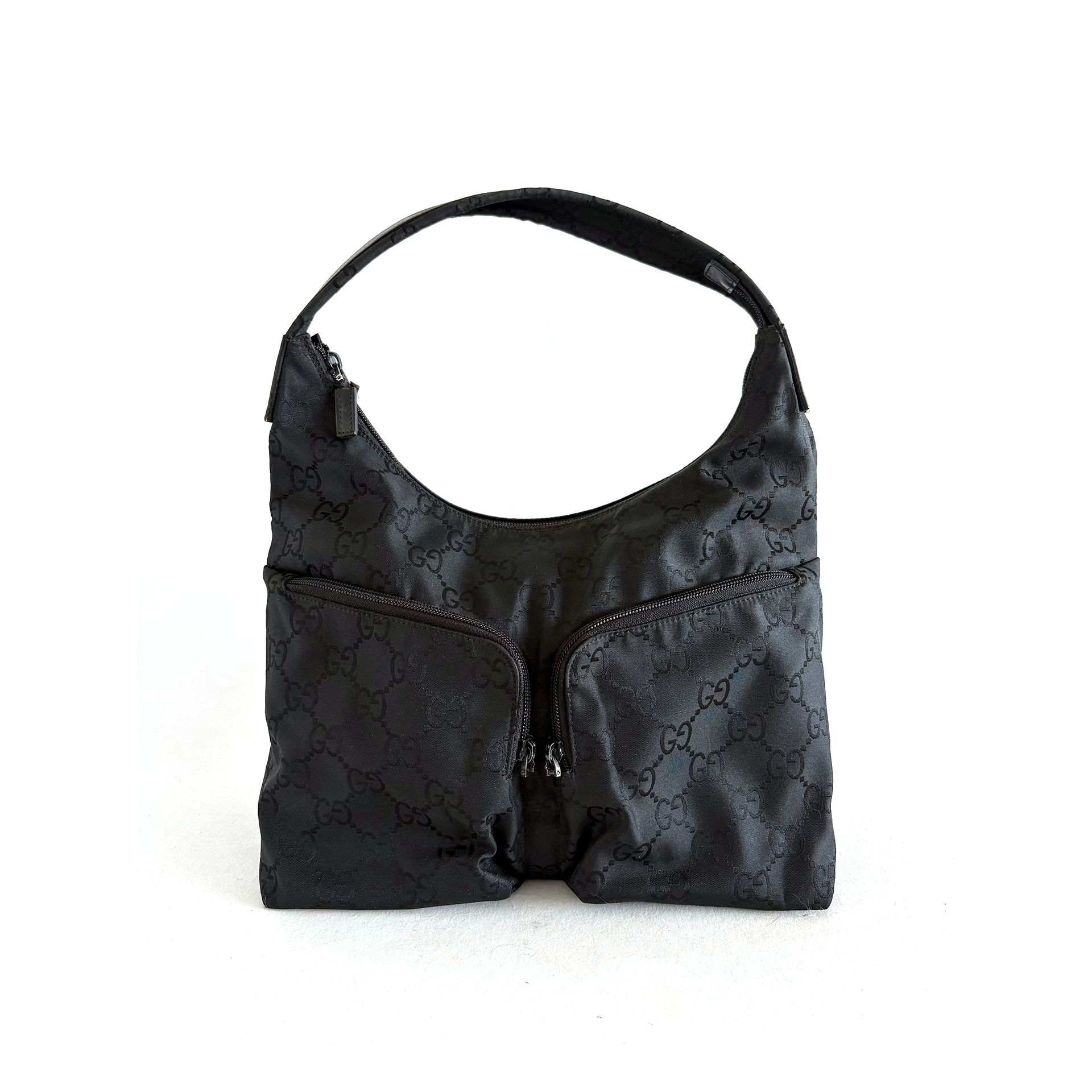 Gucci Nylon Canvas Shoulder Bag