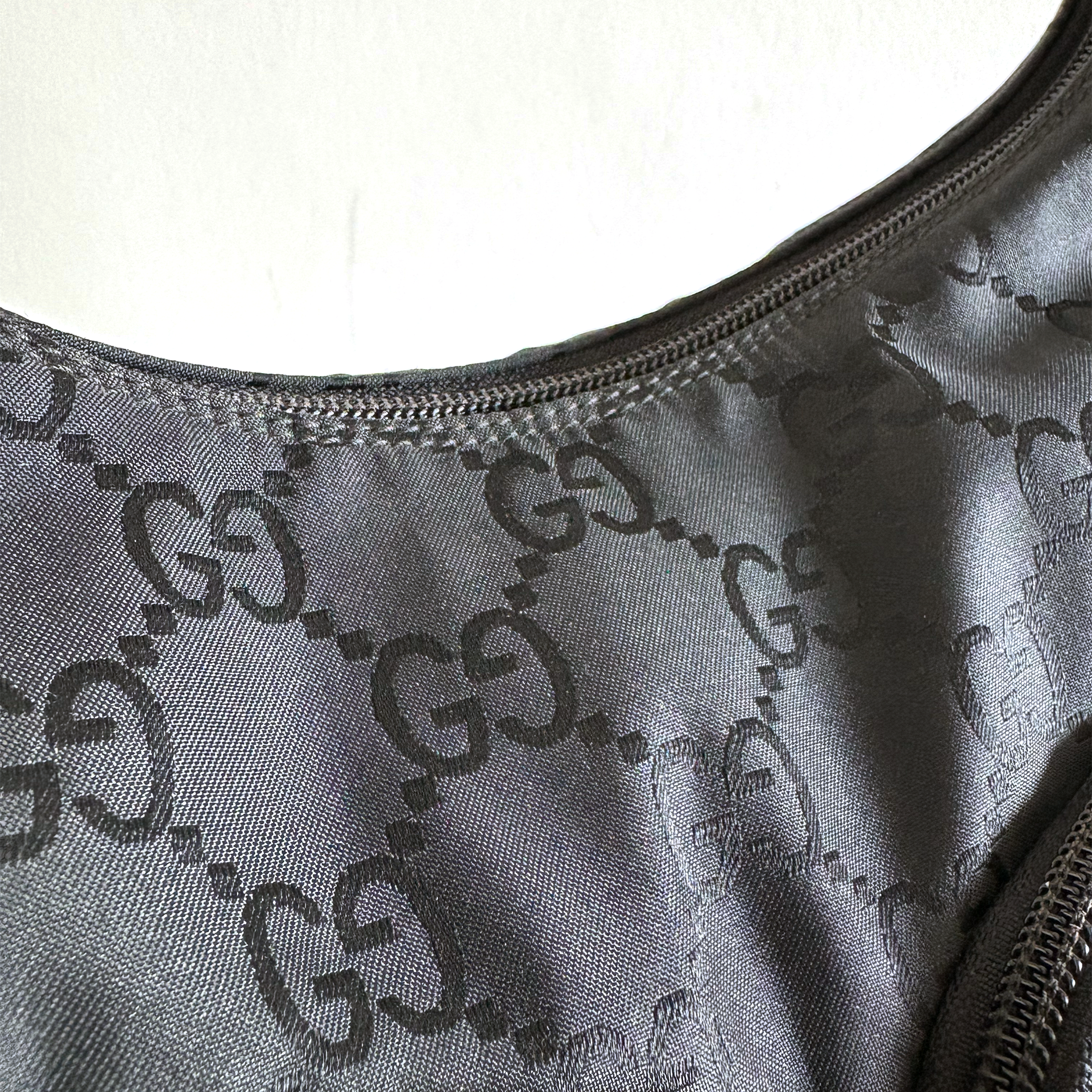 Gucci Nylon Canvas Shoulder Bag