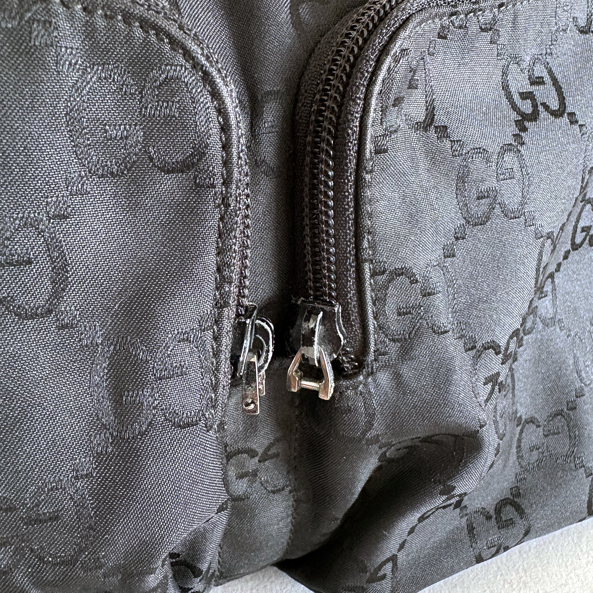 Gucci Nylon Canvas Shoulder Bag