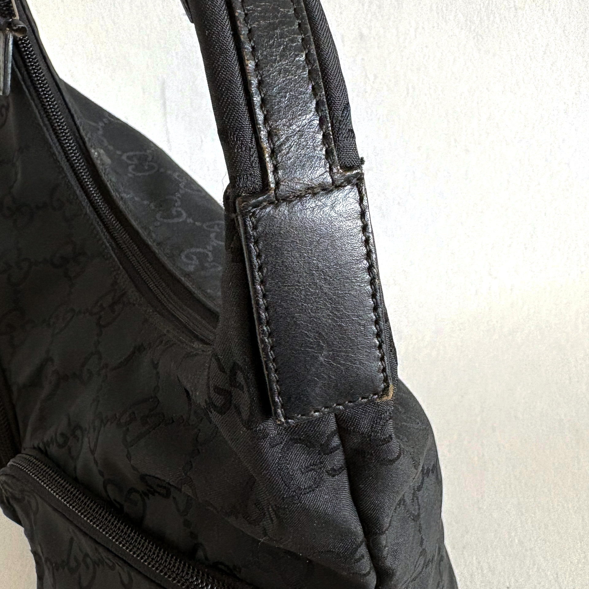 Gucci Nylon Canvas Shoulder Bag