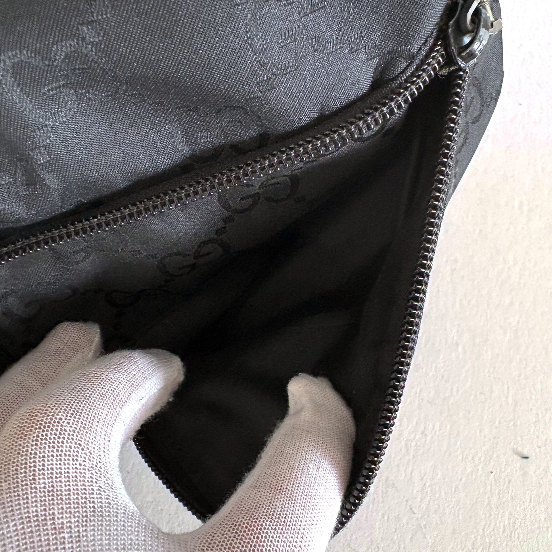 Gucci Nylon Canvas Shoulder Bag