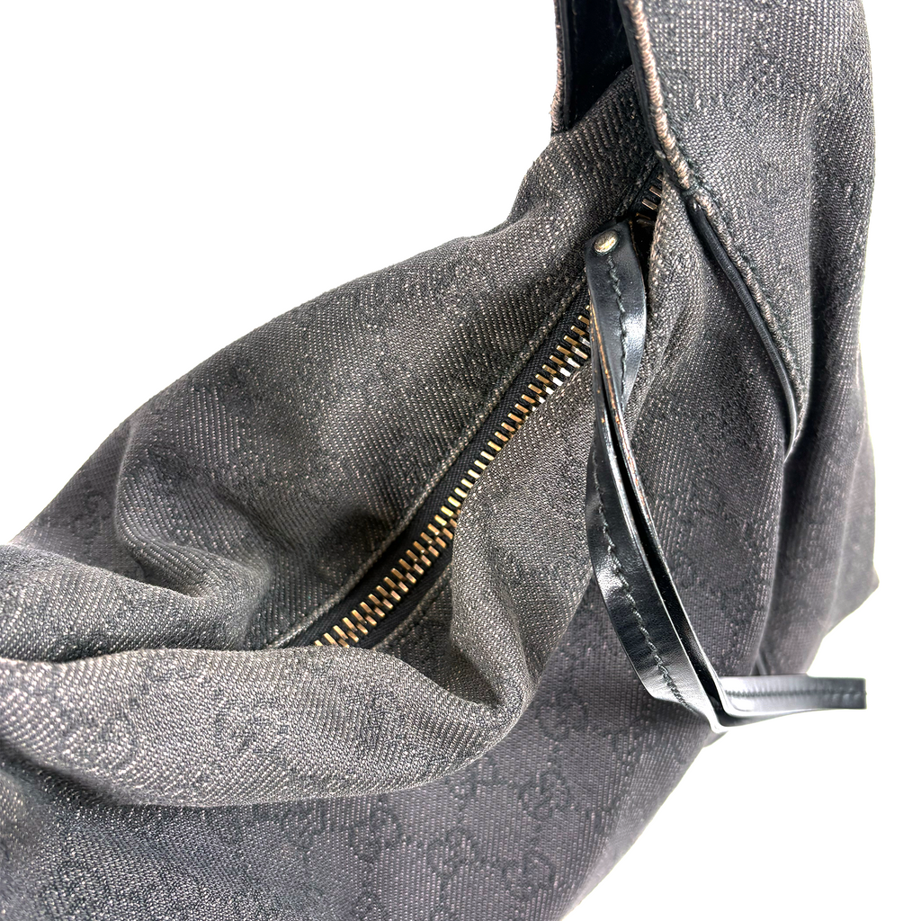 Gucci Hobo Shoulder Bag Large Black