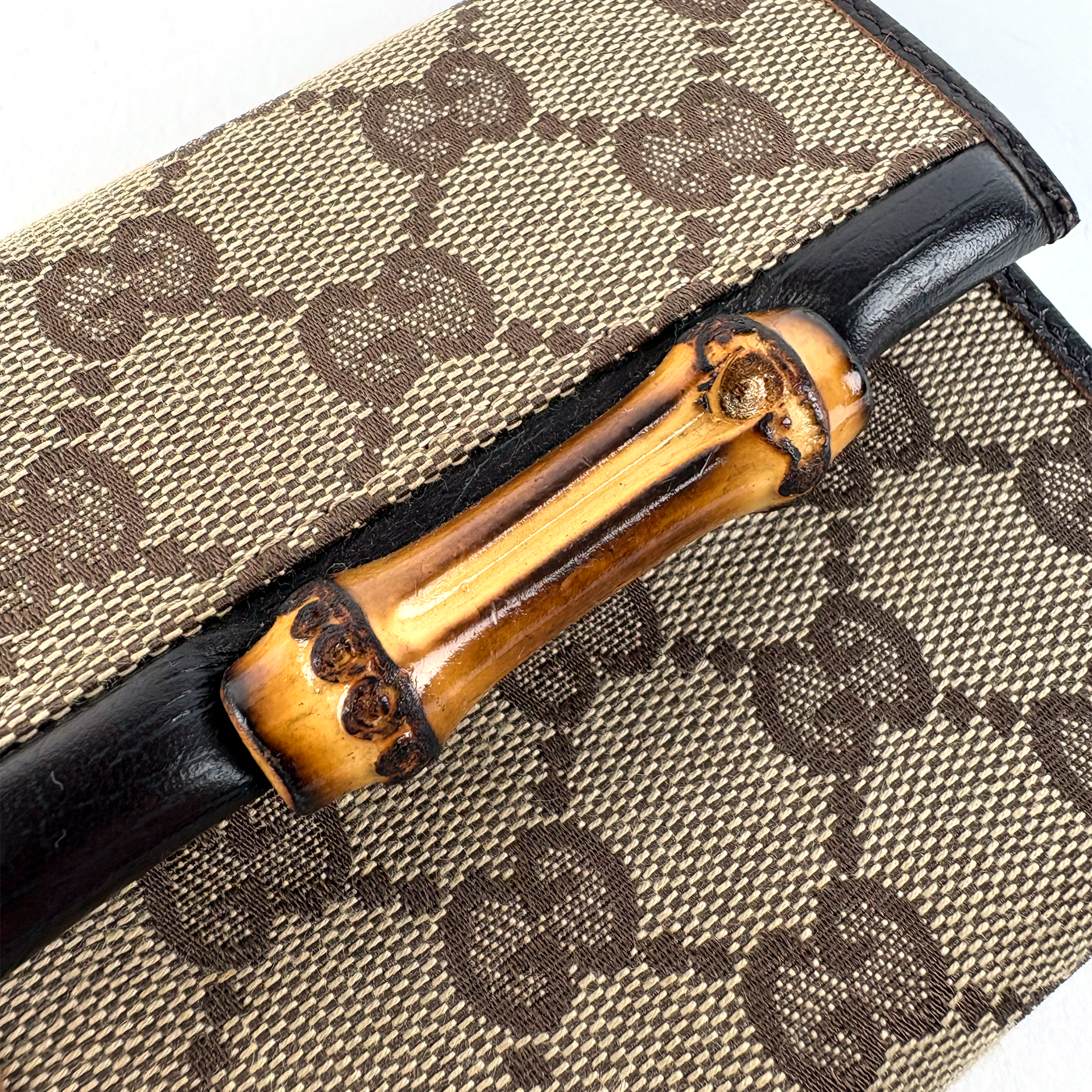 Gucci Wallet Tri-Fold Bamboo