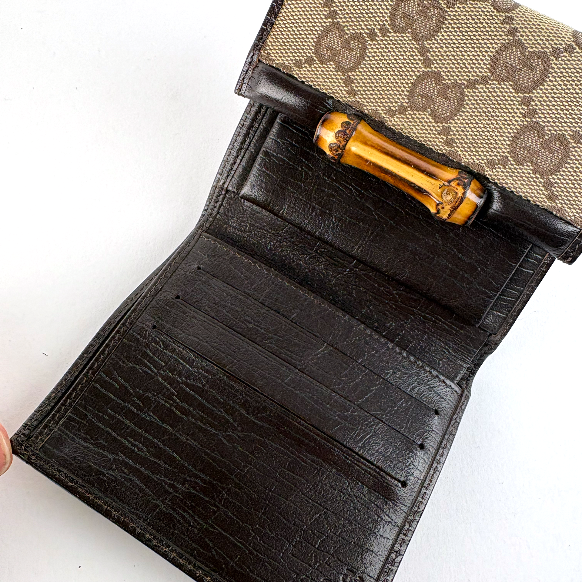 Gucci Wallet Tri-Fold Bamboo