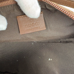 Gucci GG Supreme Boat Bag Brown